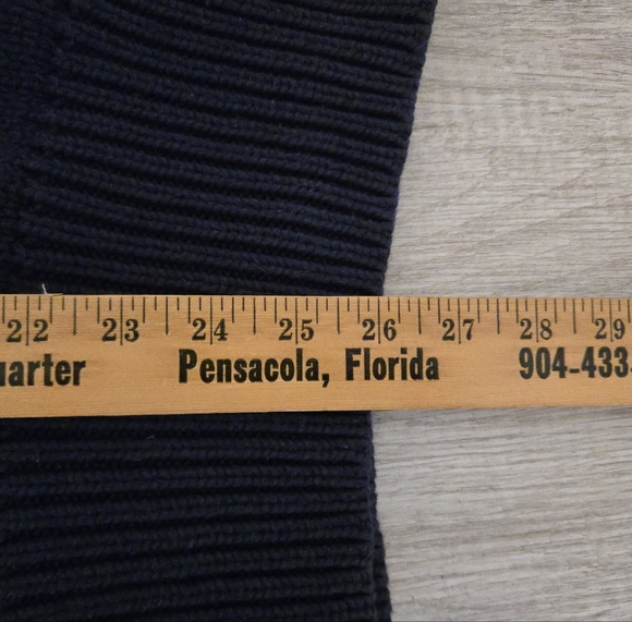 Polo Ralph Lauren Sweater Stripes Womens Size XL Red Shoulder Patches Cotton Hea - Picture 5 of 7